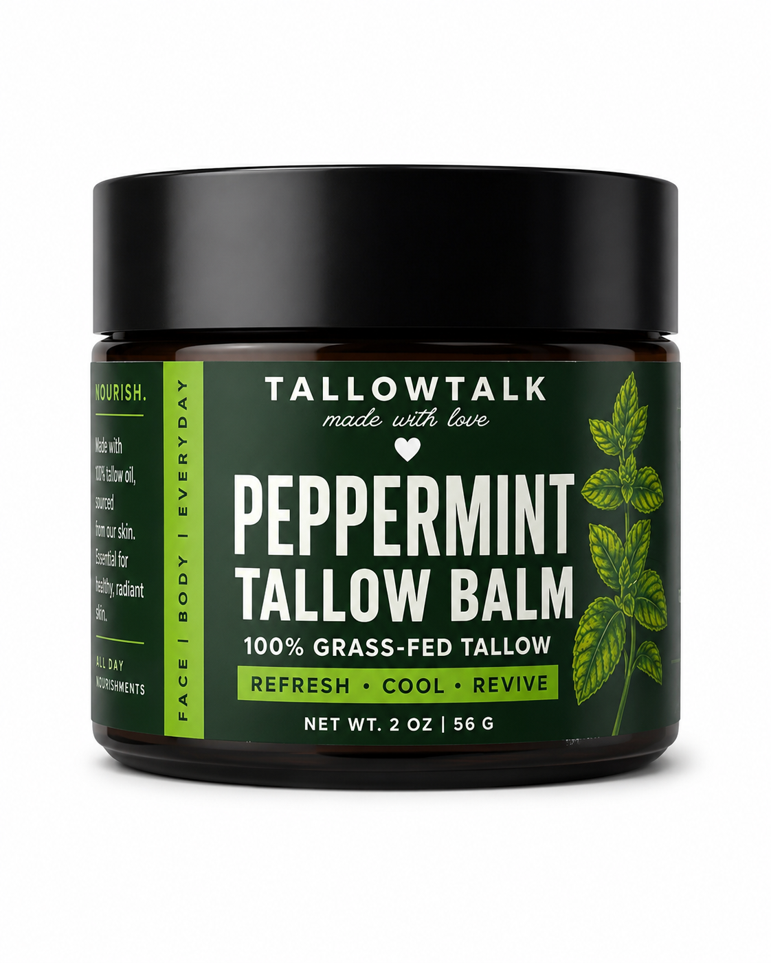 Peppermint Infused Tallow Balm