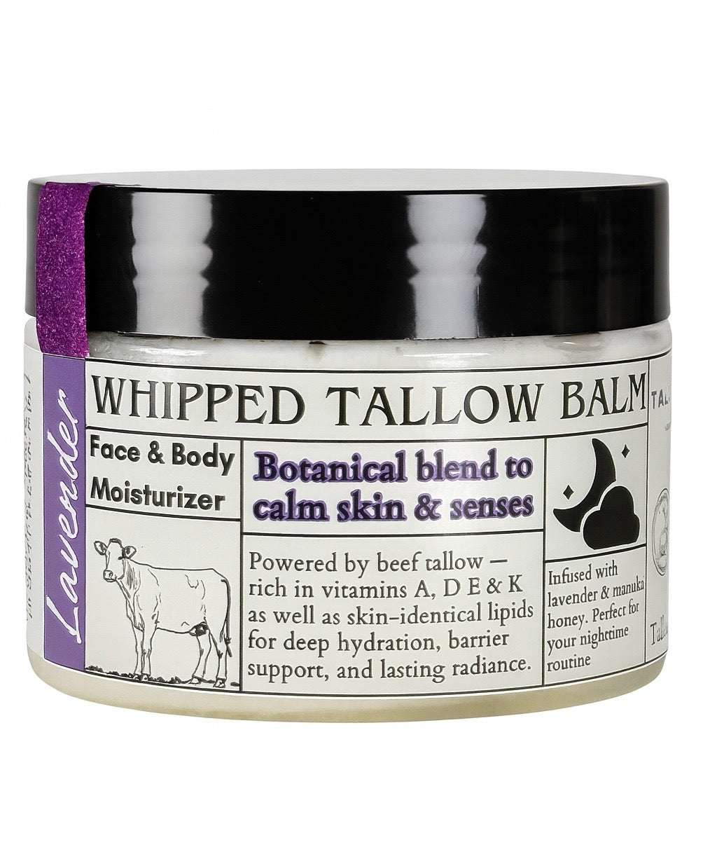 Lavender Infused Whipped Tallow Balm - 4 oz.
