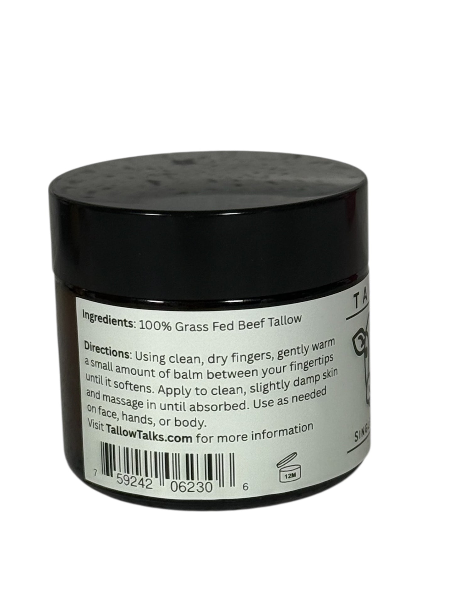 Beef Tallow Balm- 100% Grass Fed