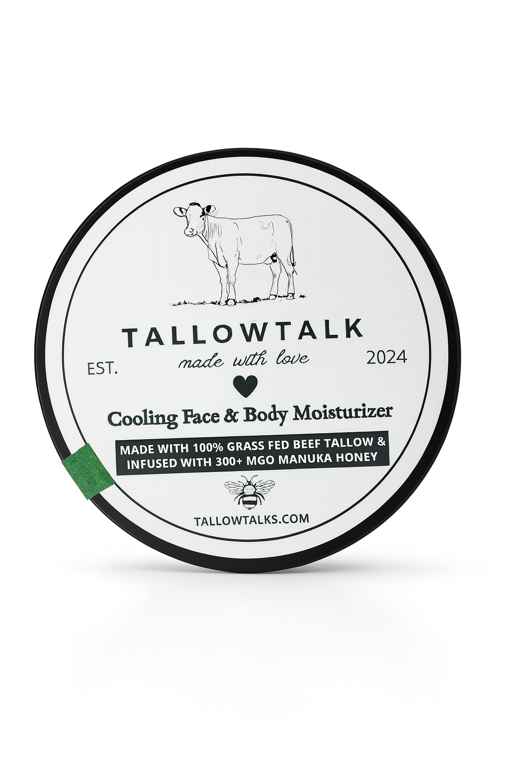 Peppermint Infused Whipped Tallow Balm - 4 oz.