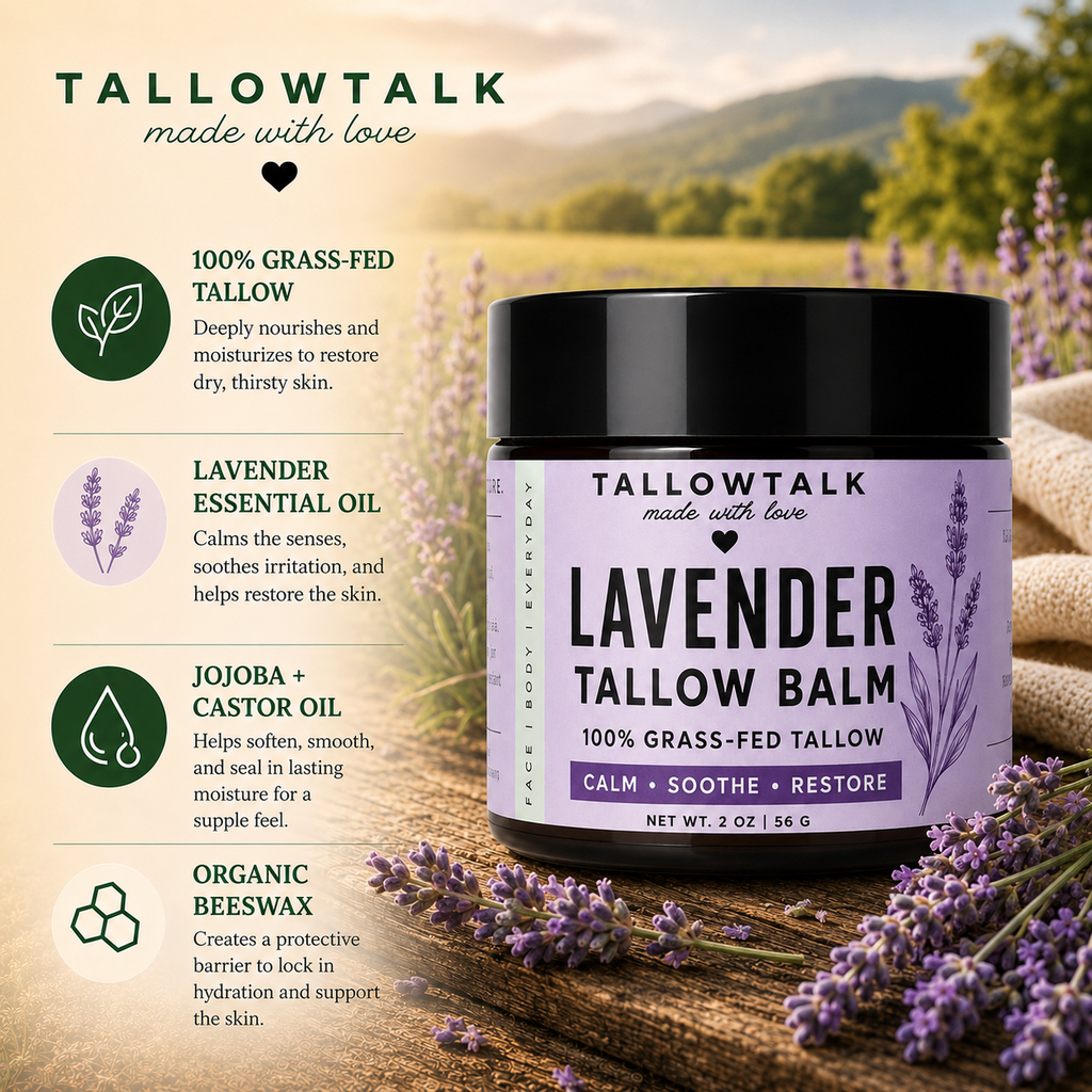 Lavender Infused Tallow Balm