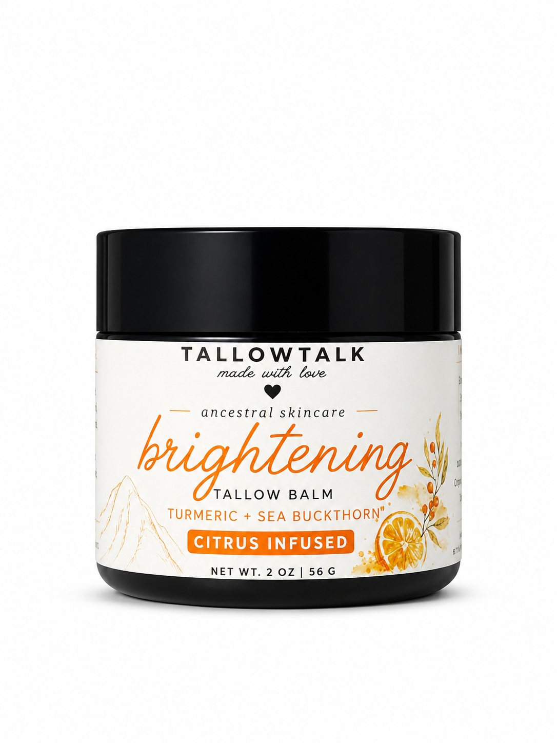 Brightening Tallow Balm — Turmeric + Sea Buckthorn + Orange