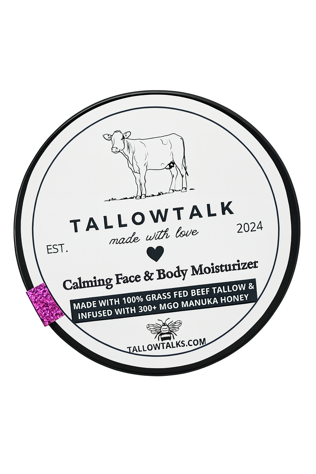 Lavender Infused Whipped Tallow Balm - 4 oz.