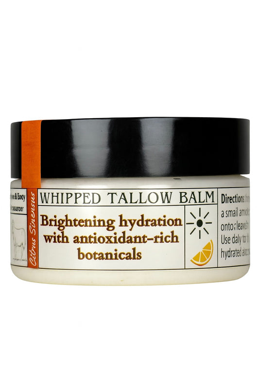 Orange Infused Whipped Tallow Balm- 2 oz.