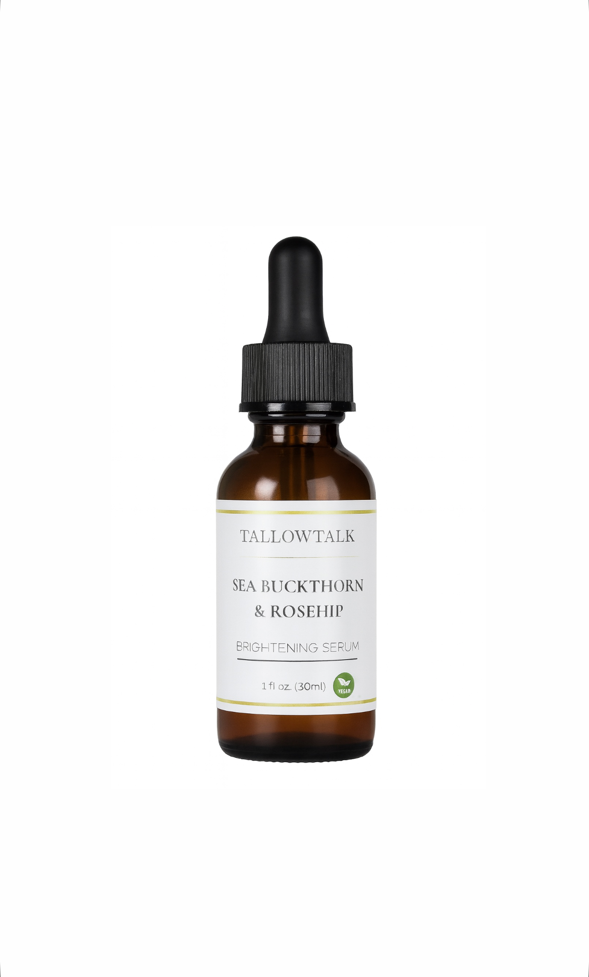 Brightening Vegan Serum — Rosehip + Sea Buckthorn