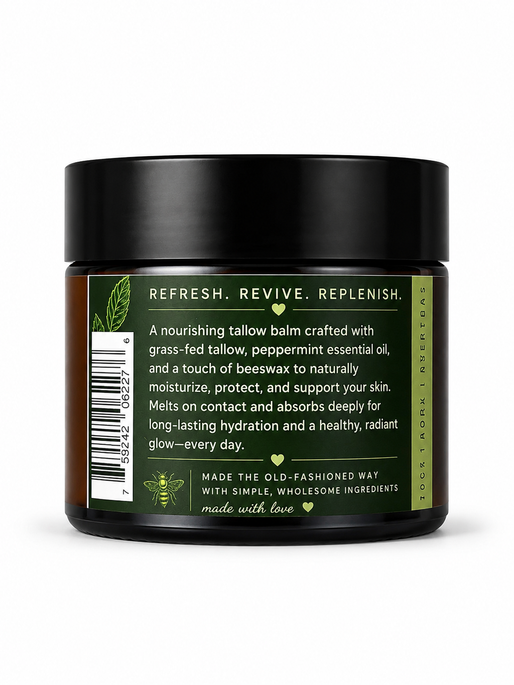 Peppermint Infused Tallow Balm