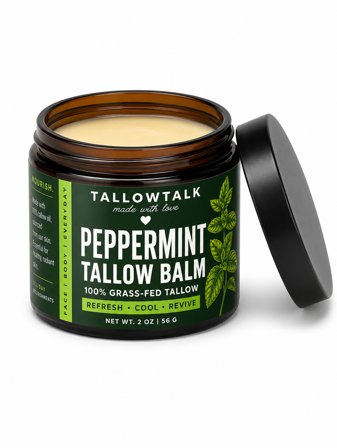 Peppermint Infused Tallow Balm