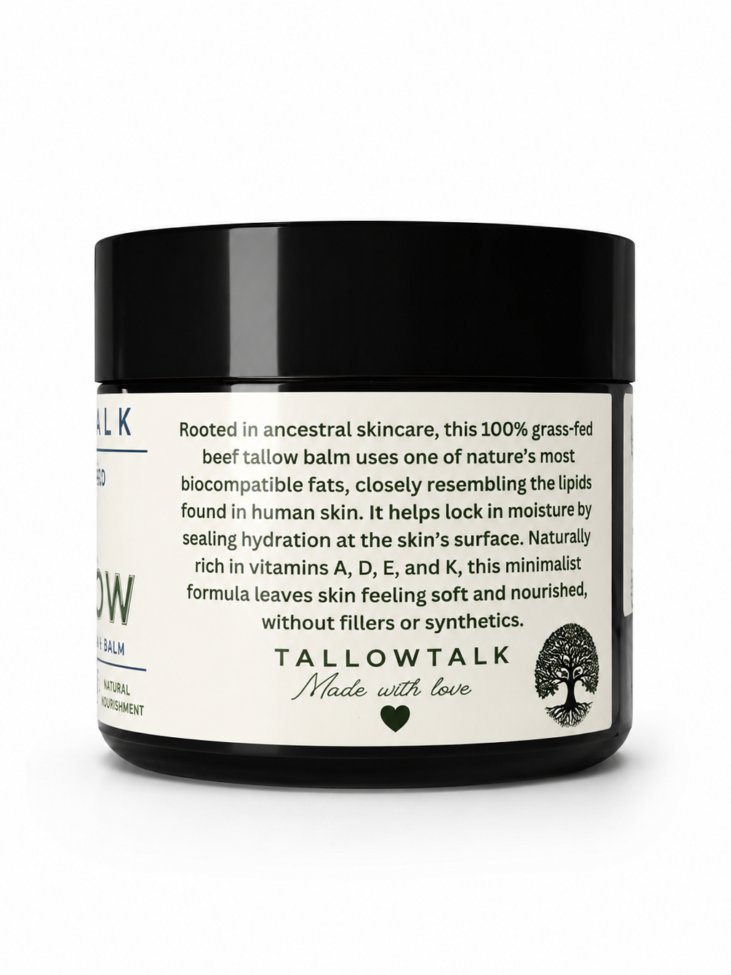 Beef Tallow Balm- 100% Grass Fed