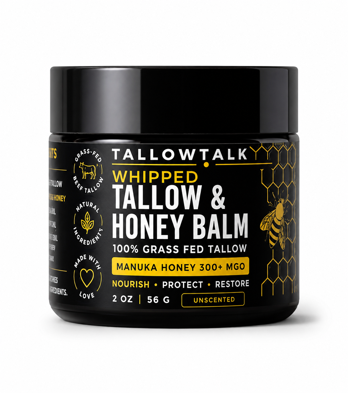 Whipped Tallow & Honey Balm
